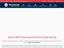 Tablet Screenshot of mgmhighschool.com